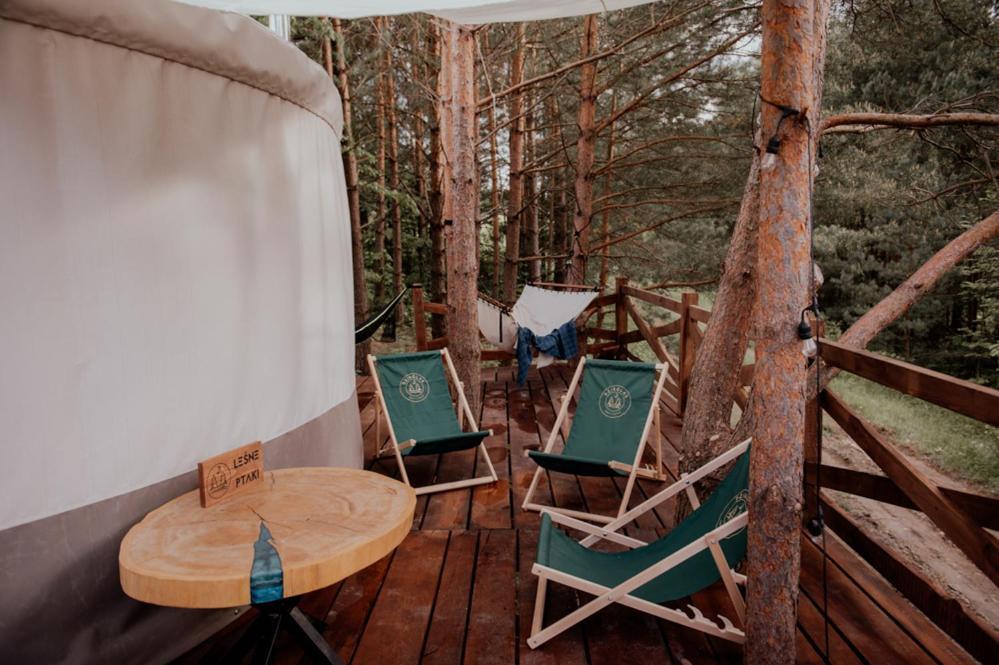 Jurty Z Widokiem, Prywatna Balia- Dzikolas Glamping Krasnobród Exterior foto