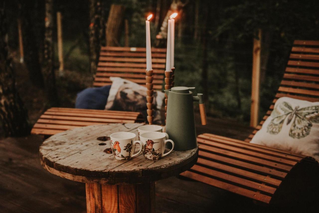 Jurty Z Widokiem, Prywatna Balia- Dzikolas Glamping Krasnobród Exterior foto