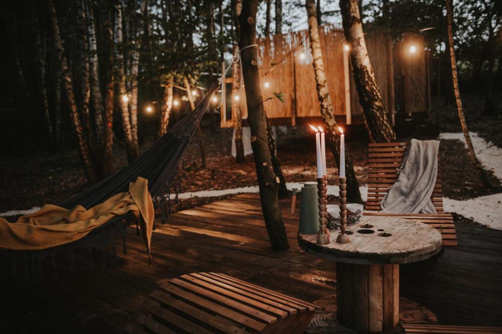 Jurty Z Widokiem, Prywatna Balia- Dzikolas Glamping Krasnobród Exterior foto